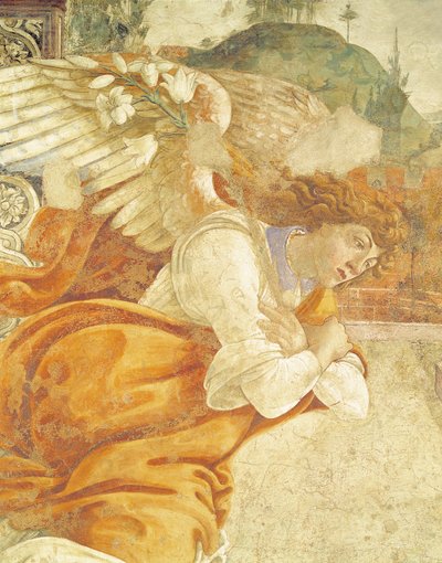 The Annunciation (detail) by Sandro Botticelli